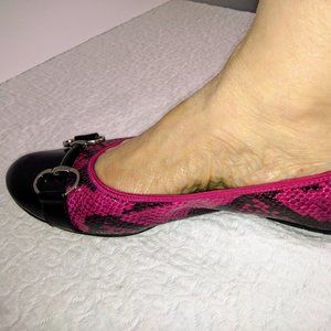 Shoes - Fine LEATHER Flats - LIZARD PATTERN!